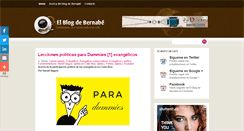 Desktop Screenshot of elblogdebernabe.com